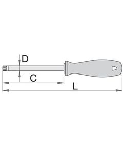 Викрутка UNIOR TORX (Зовнішня) (621CR), фото  | SNABZHENIE.com.ua