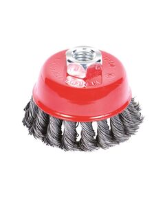 Щетка проволочная чашеобразная Ø125мм М14×2мм (стальная витая) SIGMA, фото  | SNABZHENIE.com.ua