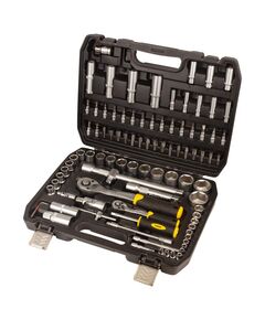 Набор насадок торцевых и бит 1/4, 1/2 94шт CrV mid SIGMA, фото  | SNABZHENIE.com.ua