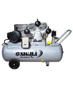 Компресор ремінний трьохциліндровий 380В 3кВт 610л/хв 10бар 135л SIGMA (7044711), фото  | SNABZHENIE.com.ua