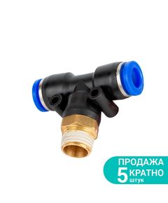 Штуцер цанговый (Т-образный) Ø12мм МТ 1/2 SIGMA, фото  | SNABZHENIE.com.ua