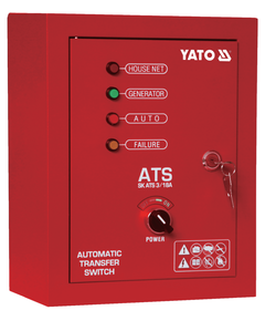 Стабилизатор выходного напряжения 230 В YATO 1-фазный 50 А для генераторов от 3 до 12 кВт (АВР), фото  | SNABZHENIE.com.ua
