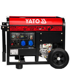 Дизельний генератор YATO: P= 6,5 кВт, U= 230 V AC, стартер пуск 24 В, фото  | SNABZHENIE.com.ua