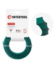 Квадратна леска 2.4 мм*15 м для триммера INTERTOOL DT-2323, фото  | SNABZHENIE.com.ua