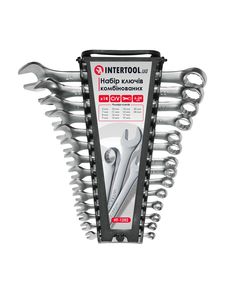 Набор ключей комбинированных 14 ед., 6-24 мм, Cr-V INTERTOOL HT-1252, фото  | SNABZHENIE.com.ua