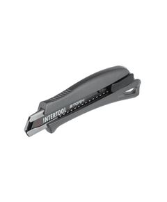Нож сегментный 18 мм с алюминиевой рукояткой Storm INTERTOOL HT-0534, фото  | SNABZHENIE.com.ua