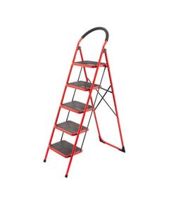 Стремянка INTERTOOL LT-0039, 5 ступенів, висота 1617 мм, 380х260 мм, фото  | SNABZHENIE.com.ua