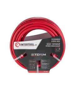 Шланг гибридный 15м, 20 атм, 6*11мм с латунными соединениями INTERTOOL, фото  | SNABZHENIE.com.ua