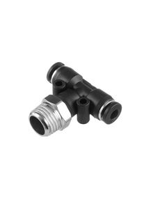 Цанговое соединение T-образное 4x4 мм, 1/4 нар. резьба INTERTOOL PT-2350, фото  | SNABZHENIE.com.ua