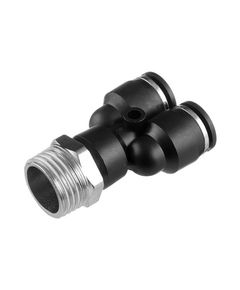 Y-образное соединение цанговое 10*10 мм, 1/2 резьба INTERTOOL PT-2388, фото  | SNABZHENIE.com.ua