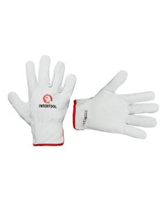 Кожаная овечья перчатка Driver Style INTERTOOL SP-0170, размер 10, фото  | SNABZHENIE.com.ua