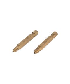 Комплект отверточных насадок PH2 1/4 50мм Titanium, 2 шт. INTERTOOL VT-0233, фото  | SNABZHENIE.com.ua