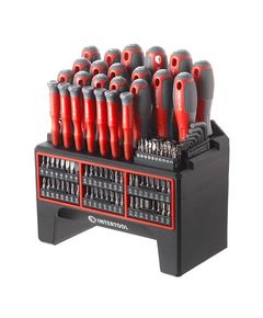 Набор отверток и насадок INTERTOOL VT-3372, 114 предметов, фото  | SNABZHENIE.com.ua
