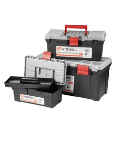 Комплект ящиків для інструментів INTERTOOL BX-0003, 3 шт., фото  | SNABZHENIE.com.ua