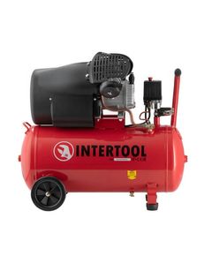 Компресор 50 л, 2.23 кВт, 220 В, 10 атм, 354 л/мин, 2 циліндри INTERTOOL PT-0004, фото  | SNABZHENIE.com.ua