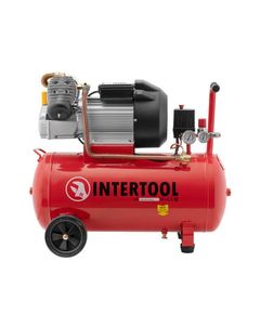 Компрессор INTERTOOL PT-0007, 50 л, 3 кВт, 10 атм, 420 л/мин, 2 цил., фото  | SNABZHENIE.com.ua