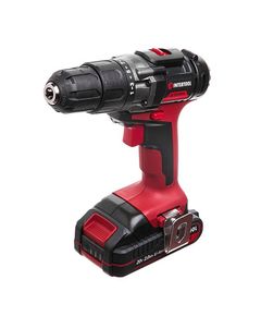 Аккумуляторная дрель-шуруповерт INTERTOOL WT-0328 20 В, 35 Нм, 0-400/0-1500 об/мин, 0,8-10 мм, литий-ион, 2x2.0 Ач, ЗУ, кейс, фото  | SNABZHENIE.com.ua
