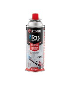 Газовый баллон 220 г INTERTOOL GS-0022, фото  | SNABZHENIE.com.ua