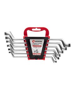 Набор накидных ключей 6 шт., 6-17 мм Cr-V INTERTOOL HT-1101, фото  | SNABZHENIE.com.ua