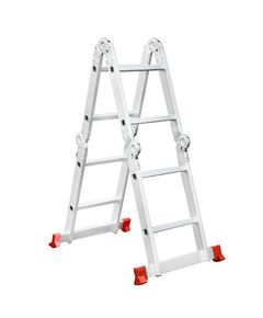 Лестница алюминиевая трансформер INTERTOOL LT-0028, 4x2, 2.38 м, фото  | SNABZHENIE.com.ua