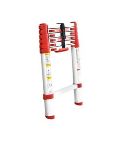 Телескопическая алюминиевая лестница 6 ступеней, 1.9м INTERTOOL LT-3020, фото  | SNABZHENIE.com.ua