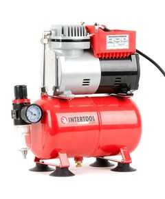 Компрессор безмасляный INTERTOOL PT-0001, 3 л, 0.3 кВт, 3.2 атм, фото  | SNABZHENIE.com.ua