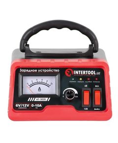 Зарядное устройство INTERTOOL AT-3020 для аккумуляторов 6/12 В, 0-10 А, фото  | SNABZHENIE.com.ua