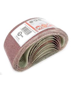 Шліфувальна стрічка 75x457 мм, зерно 80, 10 шт. INTERTOOL BT-0308, фото  | SNABZHENIE.com.ua