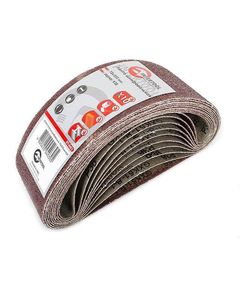 Шліфувальна лента INTERTOOL BT-0403, 75x533 мм, зерно 36, 10 шт., фото  | SNABZHENIE.com.ua