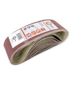 Шліфувальна стрічка 75x533 мм, зерно 120, 10 шт. INTERTOOL BT-0412, фото  | SNABZHENIE.com.ua