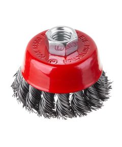 Щетка чашечная INTERTOOL BT-2065, 65 мм, витая проволока для УШМ, фото  | SNABZHENIE.com.ua