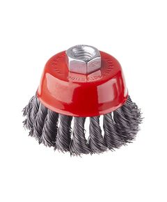 Щетка чашечная 85 мм для УШМ М14 (витая проволока) INTERTOOL BT-2085, фото  | SNABZHENIE.com.ua