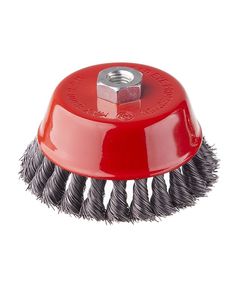 Щетка чашечная 125 мм для УШМ, М14 (витая проволока) INTERTOOL, фото  | SNABZHENIE.com.ua