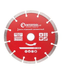 Диск алмазний сегментний 150 мм, 22-24% INTERTOOL CT-1008, фото  | SNABZHENIE.com.ua