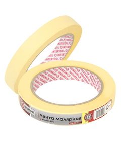 Малярная лента INTERTOOL DM-1940, 19мм x 40м, желтая, фото  | SNABZHENIE.com.ua