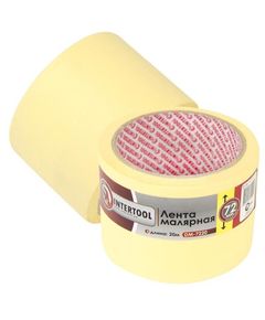 Малярная лента INTERTOOL DM-7220, 72мм x 20м, желтая, фото  | SNABZHENIE.com.ua