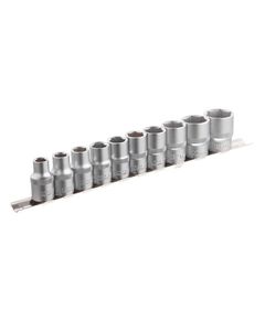 Набор головок INTERTOOL ET-6011, 10-24 мм, 1/2, 10 шт. на планке, фото  | SNABZHENIE.com.ua