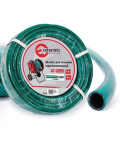 Шланг поливочный 3-х слойный 3/4, 30 м, армированный PVC INTERTOOL, фото  | SNABZHENIE.com.ua
