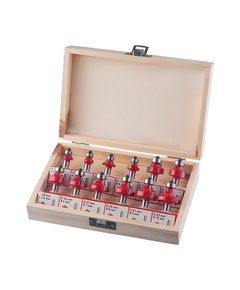 Набор фрез калевочных, 12 шт. INTERTOOL HT-0077, фото  | SNABZHENIE.com.ua