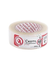 Скотч прозорий INTERTOOL KT-0904 48мм 200м, товщина 52мкм, фото  | SNABZHENIE.com.ua