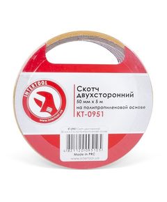 Двухсторонний скотч 50 мм x 5 м INTERTOOL, фото  | SNABZHENIE.com.ua