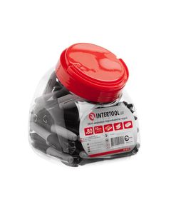 Міні-маркери перманентні чорні, 80 шт, 93 мм, INTERTOOL KT-5010, фото  | SNABZHENIE.com.ua