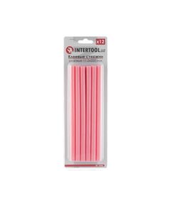 Комплект рожевих клеєвих стержнів INTERTOOL RT-1046, 11.2мм, 12шт., фото  | SNABZHENIE.com.ua