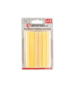 Клеевые стержни INTERTOOL RT-1049, 11.2мм, 12шт, желтые, фото  | SNABZHENIE.com.ua