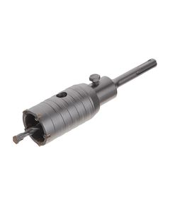 Корончатое сверло 40 мм + переходник SDS Plus 100 мм INTERTOOL, фото  | SNABZHENIE.com.ua