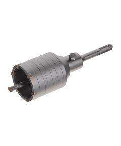 Комплект: коронковое сверло 55 мм + переходник SDS Plus 100 мм INTERTOOL, фото  | SNABZHENIE.com.ua