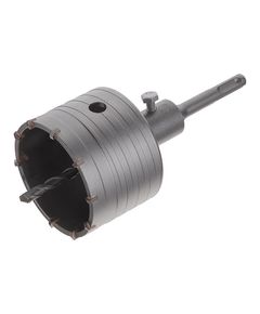 Комплект: свердло корончате 80 мм + перехідник SDS Plus 100 мм INTERTOOL SD-7080, фото  | SNABZHENIE.com.ua