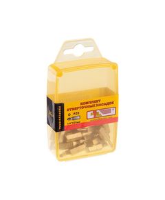 Комплект отверточных насадок PZ0 25 мм, 25 шт. INTERTOOL VT-0020, фото  | SNABZHENIE.com.ua