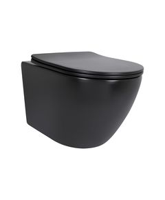 Унитаз подвесной Qtap Robin New Ultra Quiet с сиденьем Soft-Close MATT BLACK, фото  | SNABZHENIE.com.ua