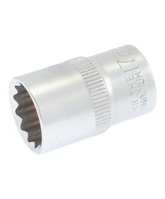 Головка торцевая MASTERTOOL 12-гранная ½ 17 мм L 40 мм CrV 78-0617, фото  | SNABZHENIE.com.ua